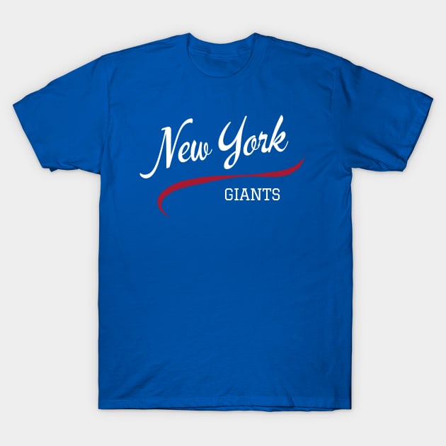 Giants Retro T-Shirt by CityTeeDesigns